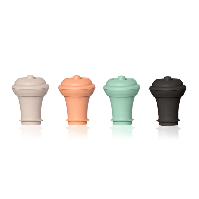 Vacu Vin Loop 4pc Wine Stopper Set