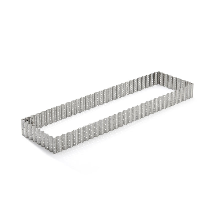 De Buyer Rectangular 35cm Fluted Tart Ring