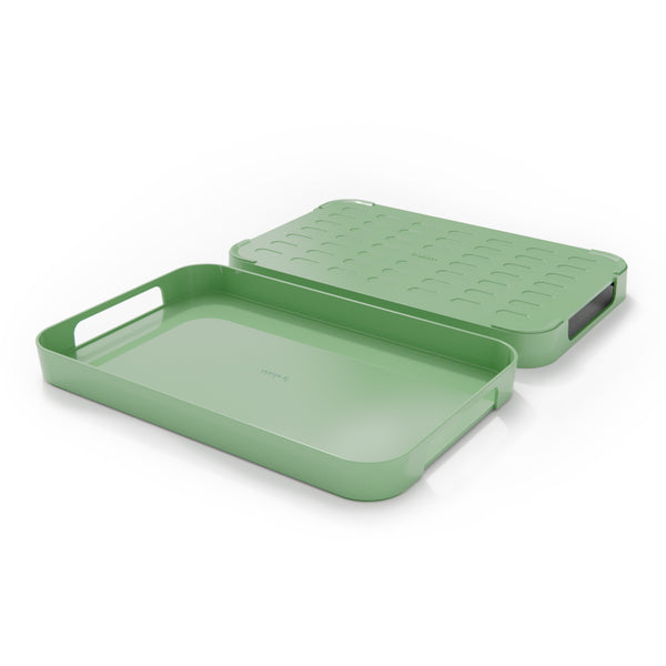 Trebonn PILE XL Serving Tray - Aquamarine/Green