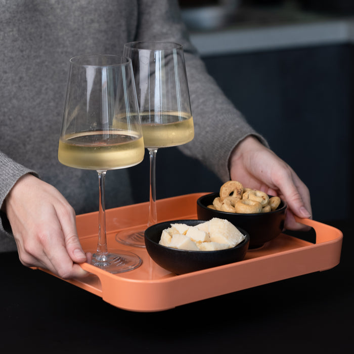 Trebonn PILE Serving Tray - Coral