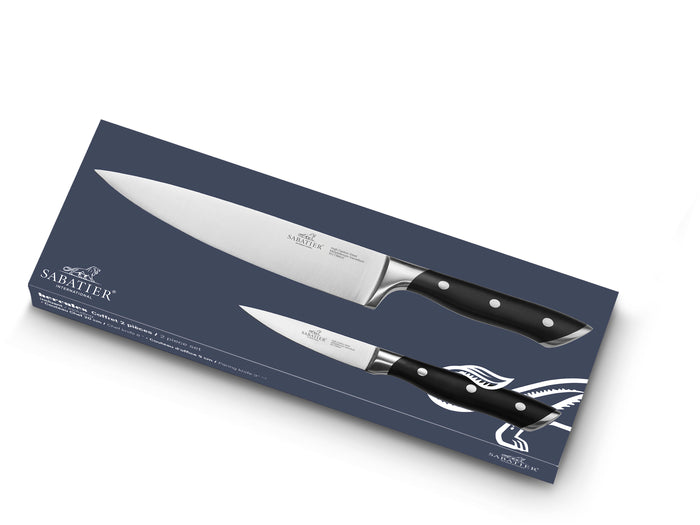 Lion Sabatier Hercules 2pc Starter Knife Set - Chefs Knife and Paring Knife