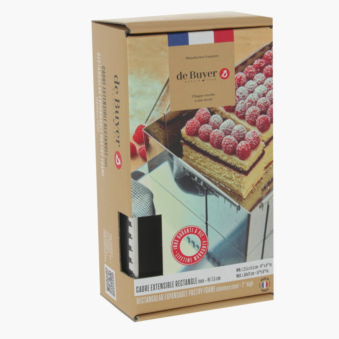 De Buyer Adjustable 40 x 21cm Pastry Frame