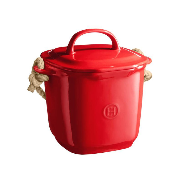Emile Henry Compost Bin - Burgundy