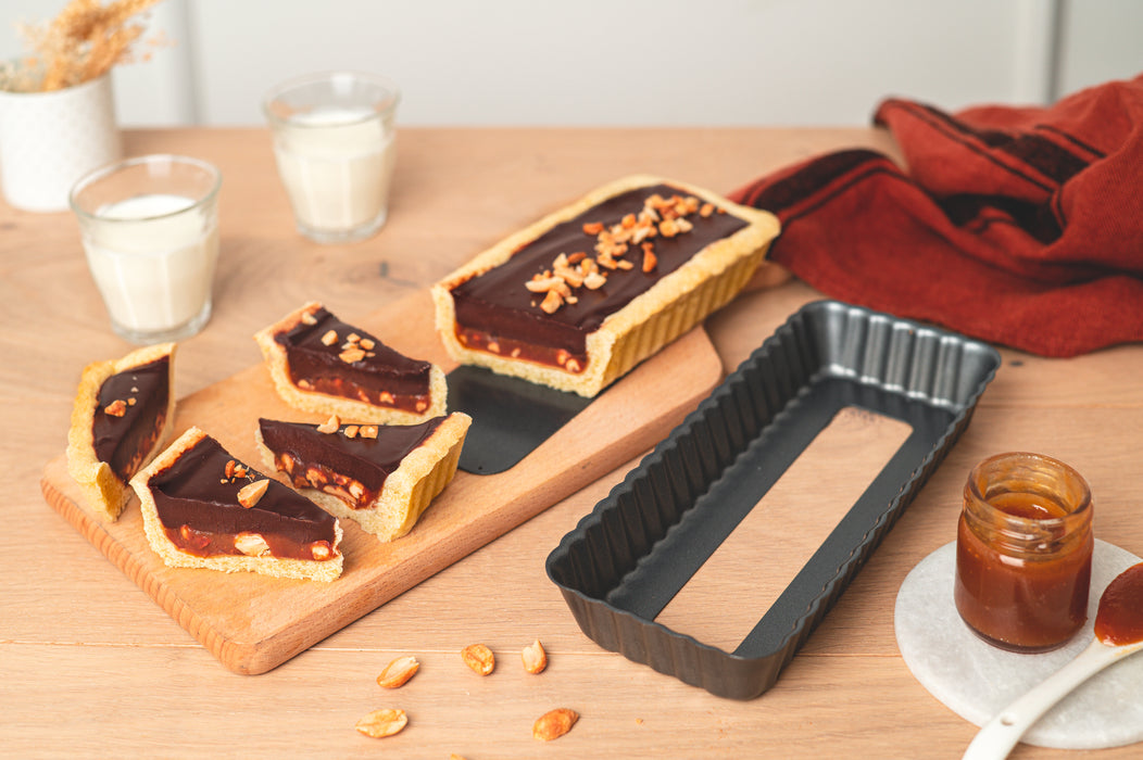 De Buyer Fluted 36cm Rectangular Tart Mould
