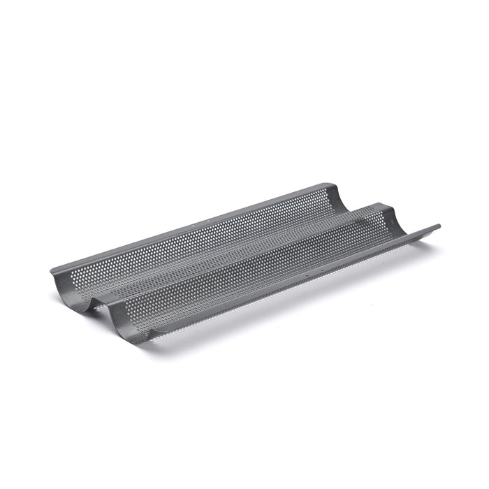 De Buyer Perforated Baguette Baking Tray by De Buyer