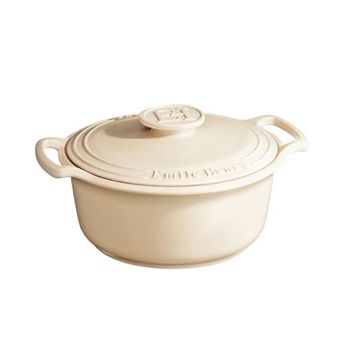 Emile Henry 4L Sublime Round Casserole - Sable