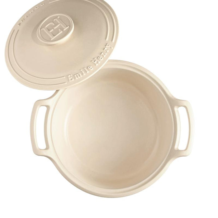 Emile Henry 4L Sublime Round Casserole - Sable