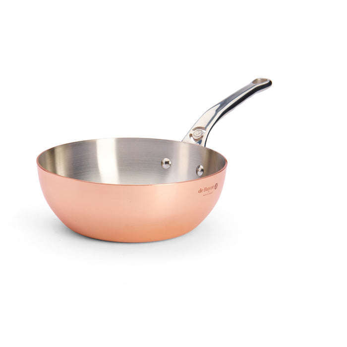 De Buyer Prima Matera 20cm Conical Saute Pan Steel Handle