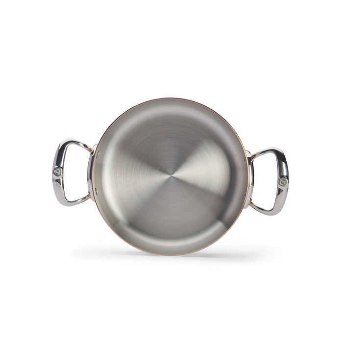 De Buyer Prima Matera 24cm Saute Pan with Lid | Steel Handle
