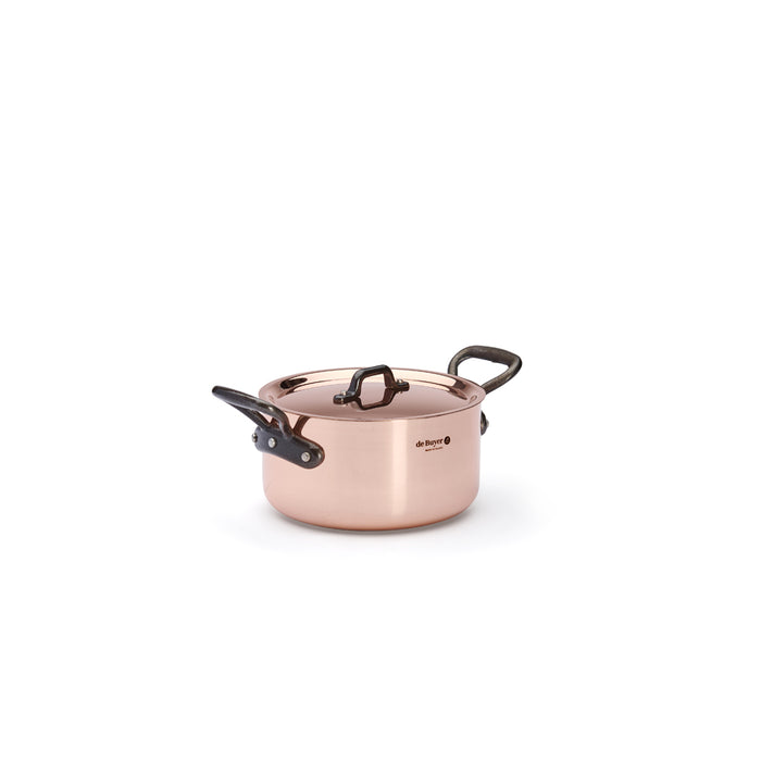 De Buyer Prima Matera 16cm Stewpan with Lid | Cast Handle