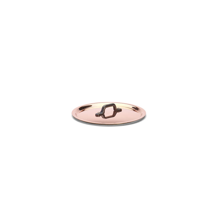 De Buyer Copper 14cm Lid with Cast Iron Handle
