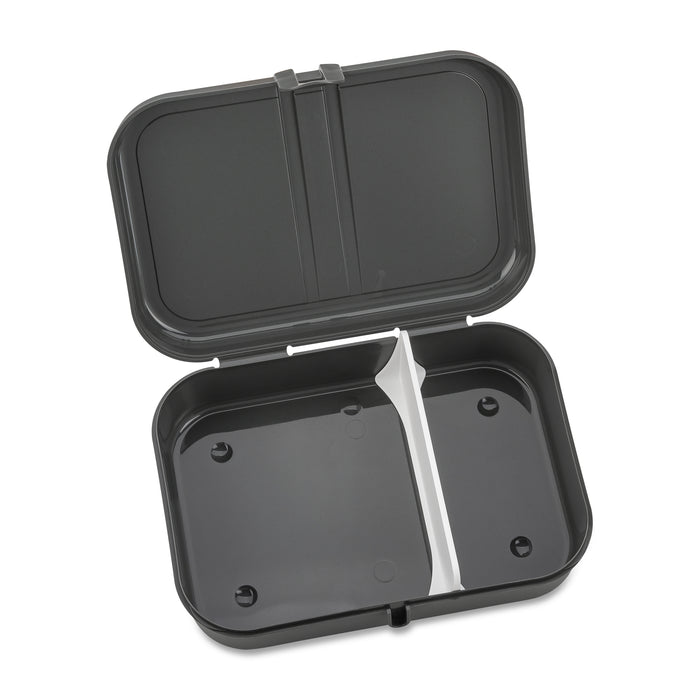 Koziol Pascal Large Lunch Box With Separator - Nature Ash Grey