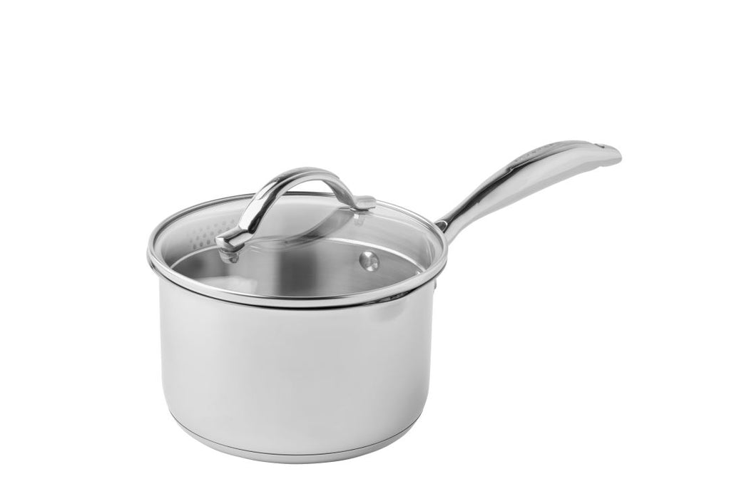 SCANPAN STS 18cm Saucepan with glass lid
