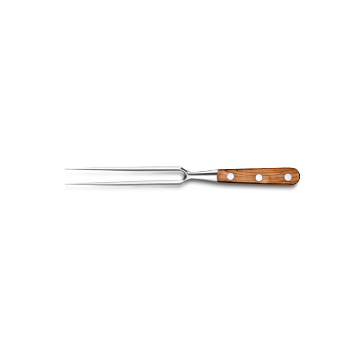 Lion Sabatier Carving Fork 15cm - Provencao Olive Wood
