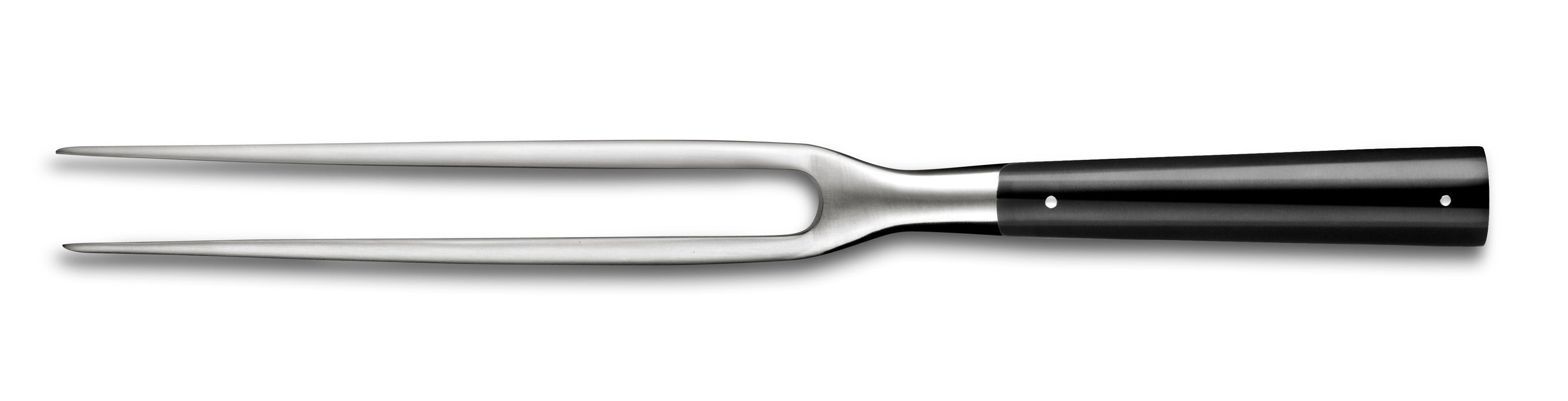 Lion Sabatier 2pc 16cm Carving Fork, 20cm Yatagan Knife Set - Edonist Black