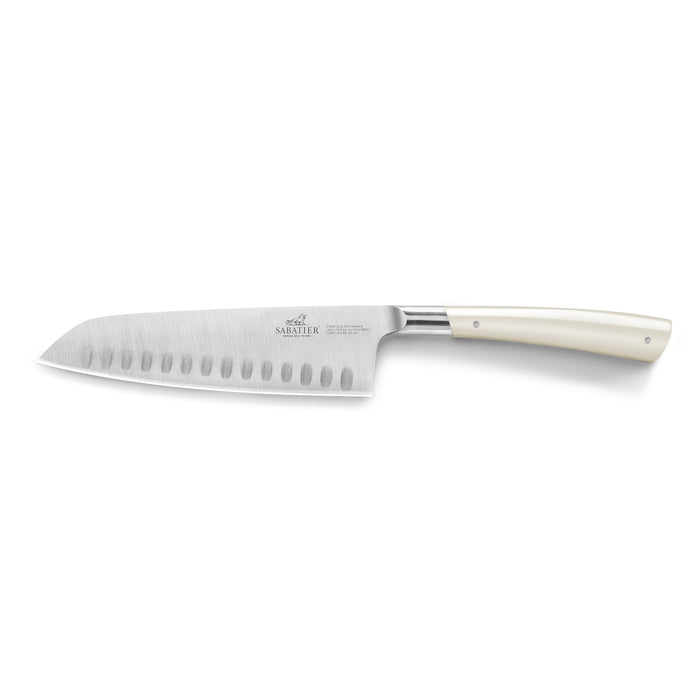 Lion Sabatier Santoku Knife 18cm - Edonist Ivory