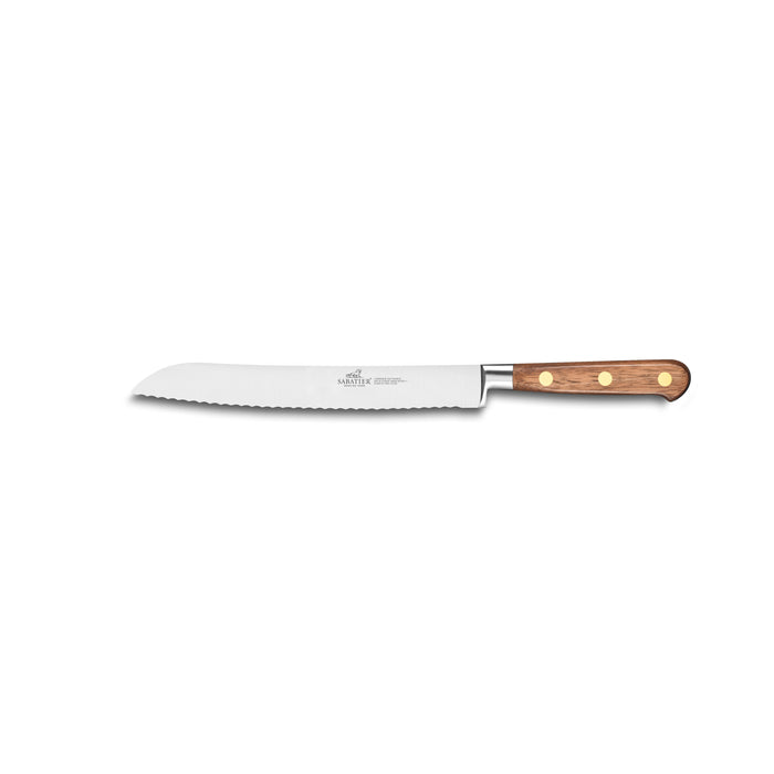 Lion Sabatier Bread Knife 20cm - Perigord Walnut Wood