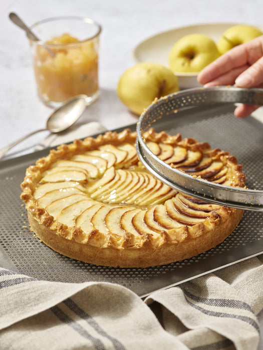 De Buyer 26cm Round Perforated Tart Ring