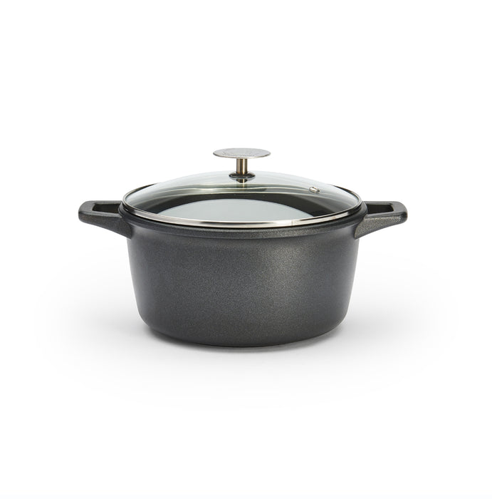 De Buyer Choc Extreme 20cm Non-Stick Stewpan with 2 Handles & Glass Lid