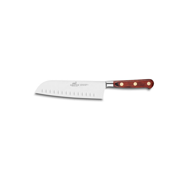 Lion Sabatier 18cm Santoku Knife- Saveur Pakkawood