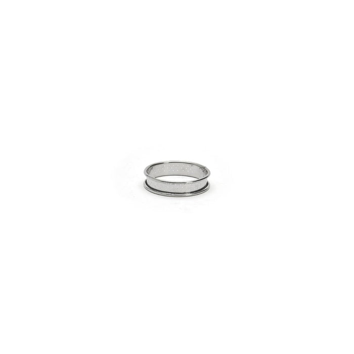 De Buyer 8cm Round Perforated Tart Ring