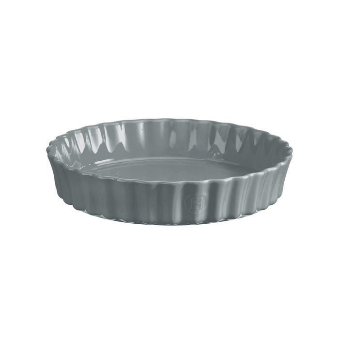 Emile Henry Tart Dish 28cm - Pearl Grey