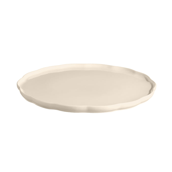 Emile Henry Madeleine Round Serving Plate - Clay