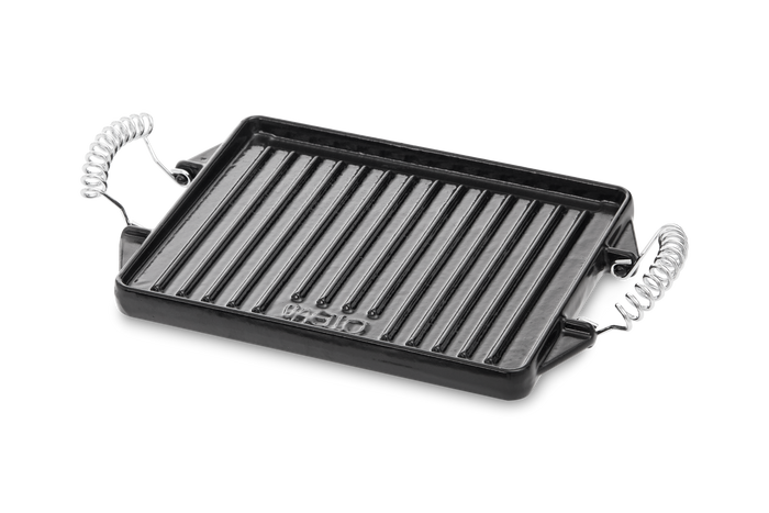 Vaello Enamelled Rectangular Cast Iron Griddle - 27 x 21cm