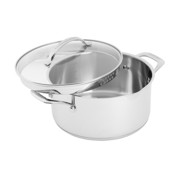 SCANPAN STS 24cm Dutch Oven with Lid (4.8L)