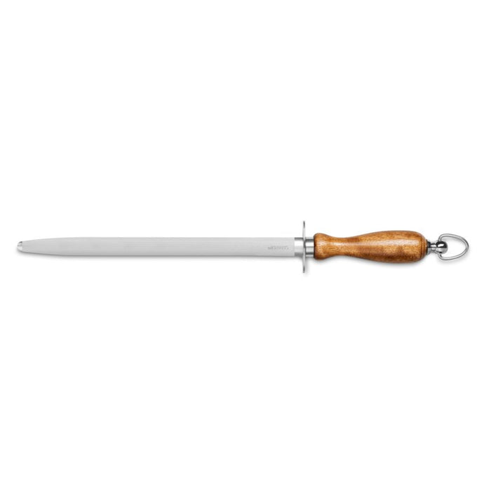Lion Sabatier 30cm Oval Steel Sharpener - Wooden Handle