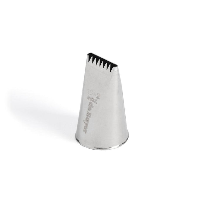 De Buyer Stainless 6 Point Star Ribbon Nozzle (16mm x 2mm Hole) - HAUSwares