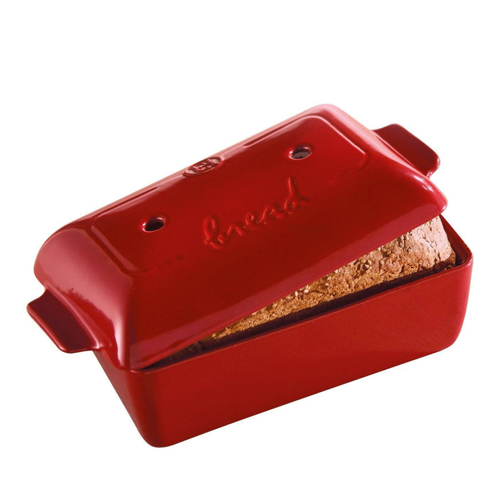 Emile Henry Bread Loaf Baker Burgundy 28cm x 13cm