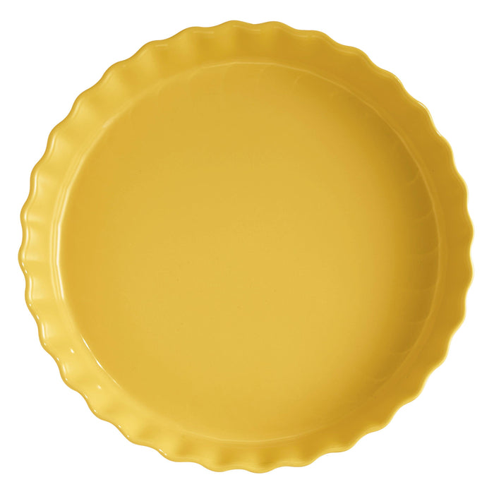 Emile Henry Deep Flan Dish Provence Yellow 32cm - HAUSwares