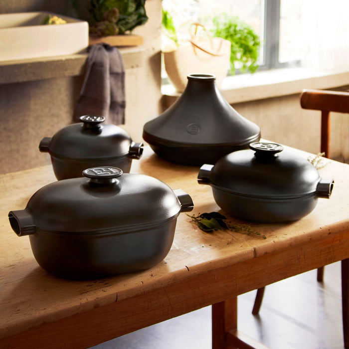 Emile Henry Delight Braiser with Lid Slate 27cm dia. - HAUSwares