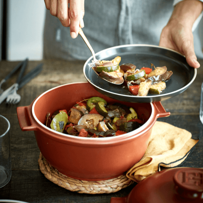 Emile Henry Delight Round Casserole 2L - Sienna