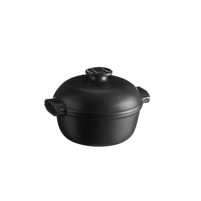 NEW Emile Henry Delight Round Casserole Dish Slate 22.5cm 2l