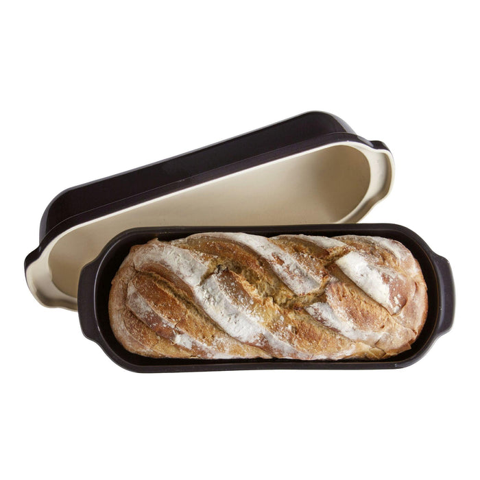 Emile Henry Large Bread Loaf Baker Charcoal - HAUSwares
