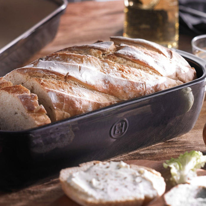 Emile Henry Large Bread Loaf Baker Charcoal - HAUSwares