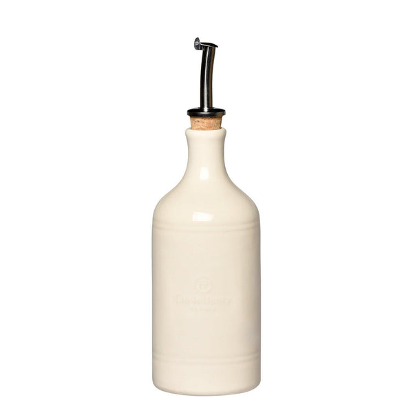 Emile Henry Oil cruet Clay 7.5cm dia.