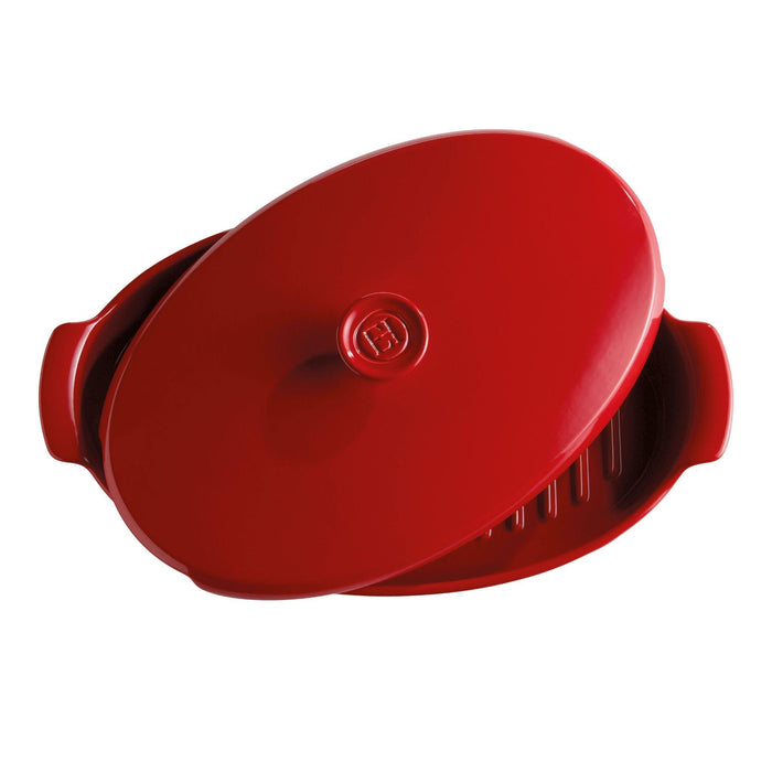 Emile Henry Papillote Steamer Burgundy 42cm x 25cm - HAUSwares