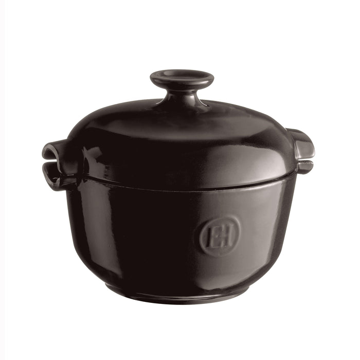 Emile Henry Rice Pot 2.5L - Charcoal