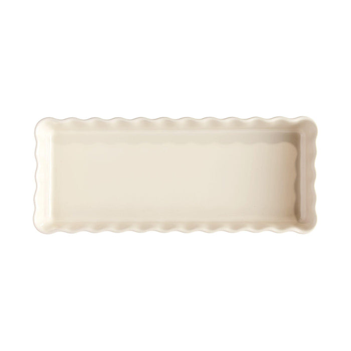 Emile Henry Slim Rectangular Tart Dish Clay - HAUSwares