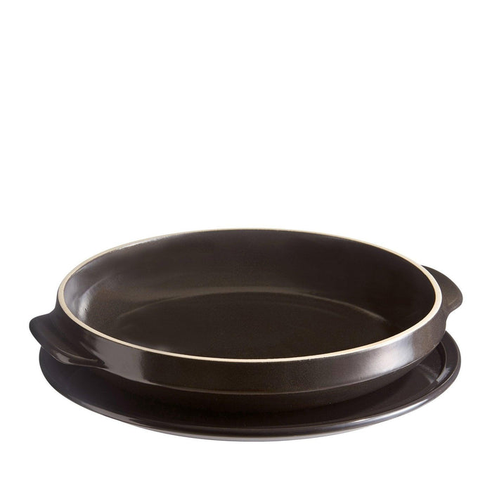 Emile Henry Tarte Tatin Set Charcoal 33cm dia.