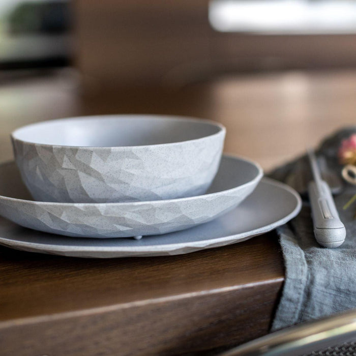 Koziol CLUB Soup Plate Organic Grey - HAUSwares