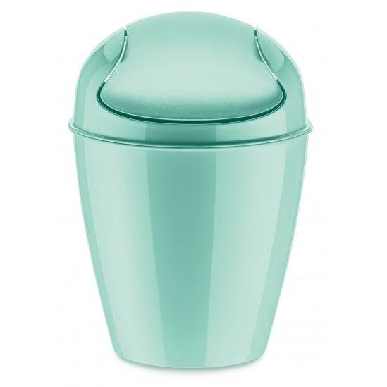 Koziol Del Xs Swing Top Wastebasket 2L - Spa Turquoise - HAUSwares