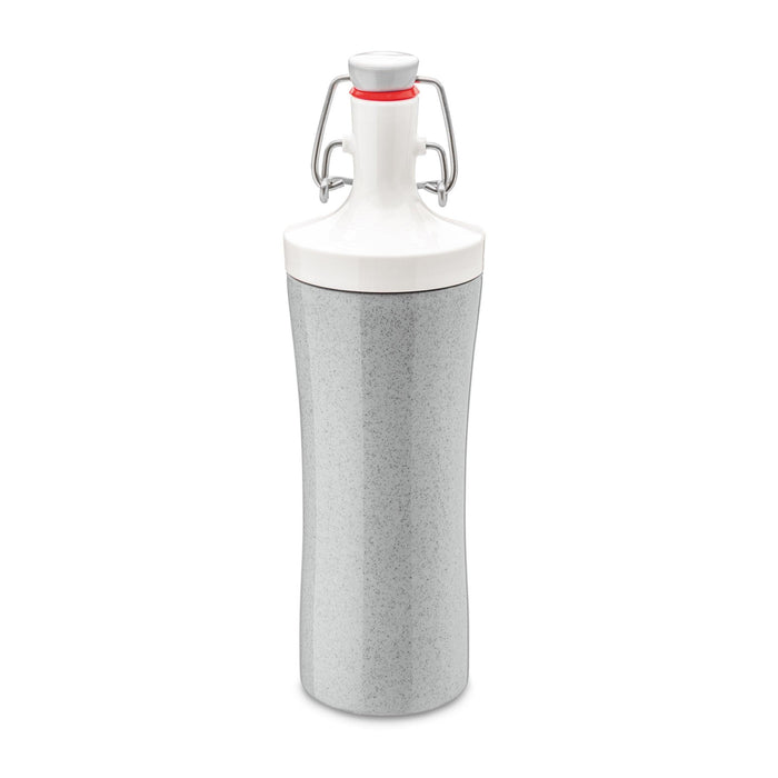 Koziol PLOPP TO GO Water Bottle Organic Grey 425ml