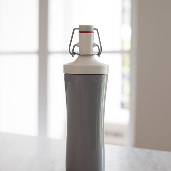 Koziol PLOPP TO GO Water Bottle Organic Grey 425ml - HAUSwares