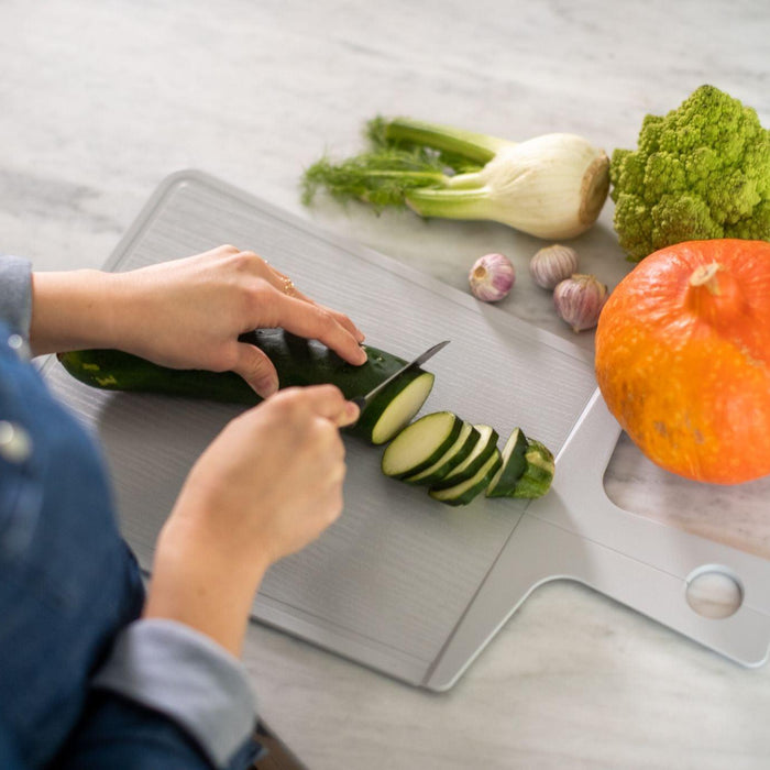 Koziol SNAP 2.0 Cutting Board Organic Grey - HAUSwares