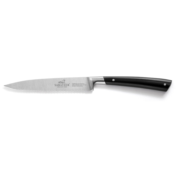 Lion Sabatier Utility Knife 12cm - Edonist Black