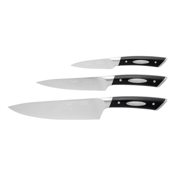 SCANPAN Classic Knives - 3pc Chef Set